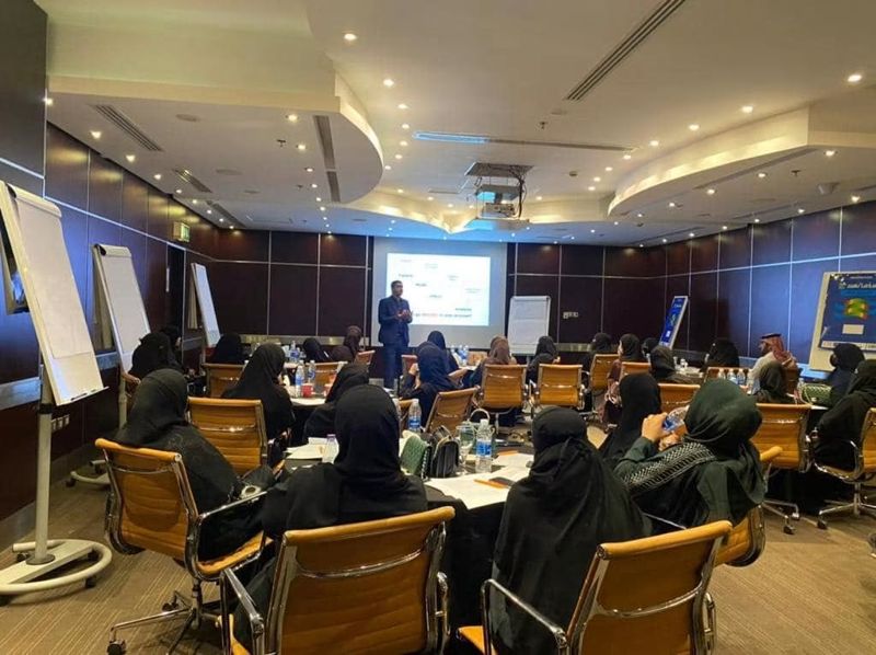 Training session for nursing leaders